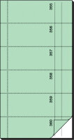 sigel Formularbuch "Bonbuch", 105 x 200 mm, gelb
