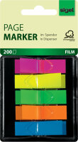 sigel Marque-page repositionnable Z-Marker film Neon Mini