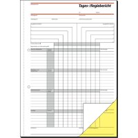 sigel Formularbuch "Rapport Regiebericht", A5, SD