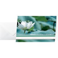 sigel Trauerkarte "Weisse Amaryllis", (B)115 x...