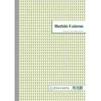 EXACOMPTA Formularbuch 4 Spalten, 297 x 210 mm