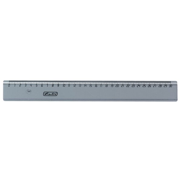 herlitz Règle plate, longueur: 300 mm, transparente