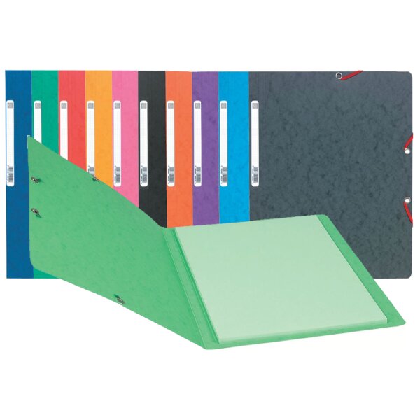 EXACOMPTA Eckspannermappe, DIN A4, Karton, lila