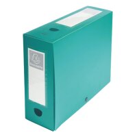 EXACOMPTA Archivbox mit Druckknopf, PP, 100 mm, rot