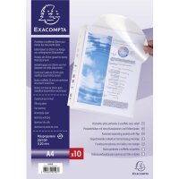 EXACOMPTA Prospekthülle mit Verschlusslasche, DIN...