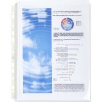 EXACOMPTA Prospekthülle mit Faltentasche, DIN A4, PP