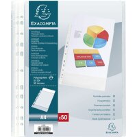 EXACOMPTA Pochette perforée, A4, PP,...