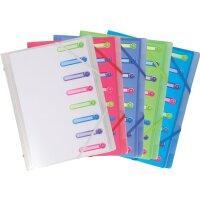 EXACOMPTA Ordnungsmappe Chromaline, A4, 8 Fächer,...