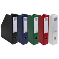 EXACOMPTA Porte-revues, A4, carton, 70 mm, blanc