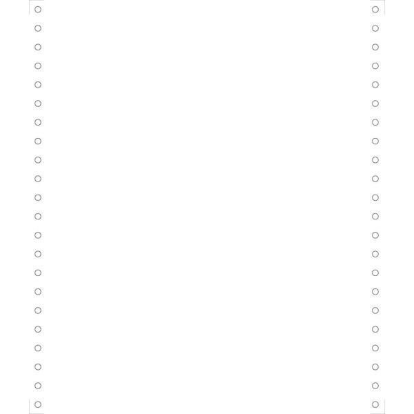 EXACOMPTA Papier listing en continu, 240 mm x 12 (30,48 cm)