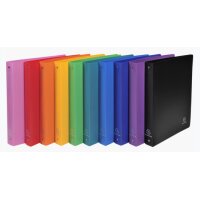 EXACOMPTA Ringbuch, 4-Ring-Mechanik, DIN A4, farbig sortiert