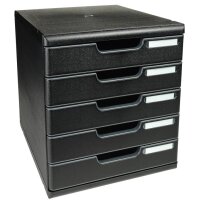 EXACOMPTA Module de classement MODULO A4, 10 tiroirs, gris