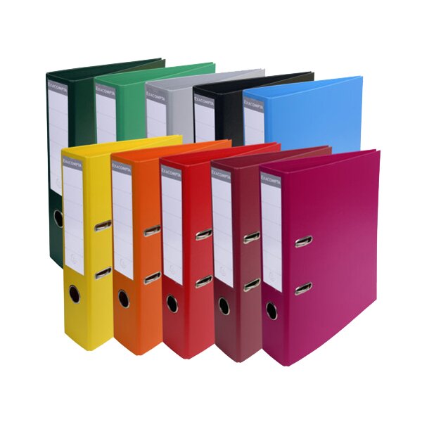 EXACOMPTA Classeur &agrave; levier PVC Premium, A4, vert anis