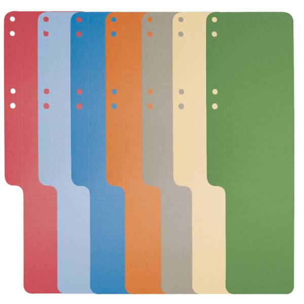 EXACOMPTA Aktenschwänze, Karton, 100 Stück, hellblau