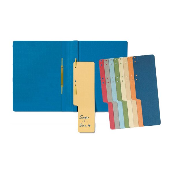 EXACOMPTA Aktenschwänze, Karton, 100 Stück, blau