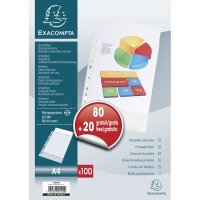 EXACOMPTA Pochette perforée, pack promo 40+10...