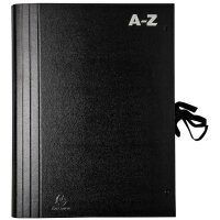 EXACOMPTA Trieur accordéon A-Z, pour format A4, noir