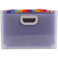 EXACOMPTA Fächermappe Crystal, 24 Fächer,...