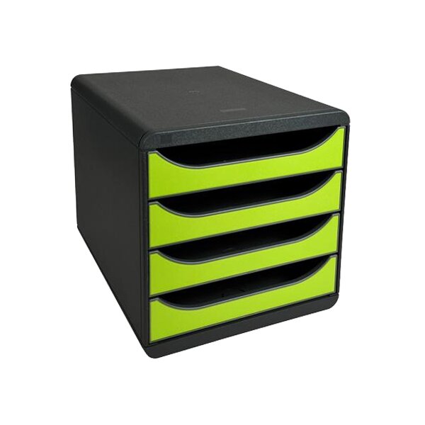 EXACOMPTA Schubladenbox BIG-BOX, 4 Schübe, harlekin