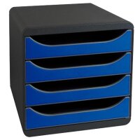 EXACOMPTA Schubladenbox BIG-BOX, 4 Schübe, himbeer