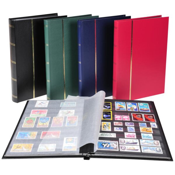 EXACOMPTA Briefmarkenalbum, 225 x 305 mm, rot, 32 Seiten