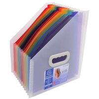 EXACOMPTA Fächer-Stehsammler Crystal, 12...