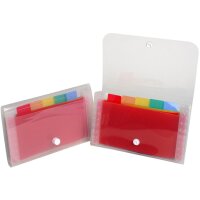 EXACOMPTA Trieur ménager Crystal, 6 compartiments