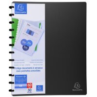 EXACOMPTA Sichtbuch DIN A4, 30 Hüllen, blau