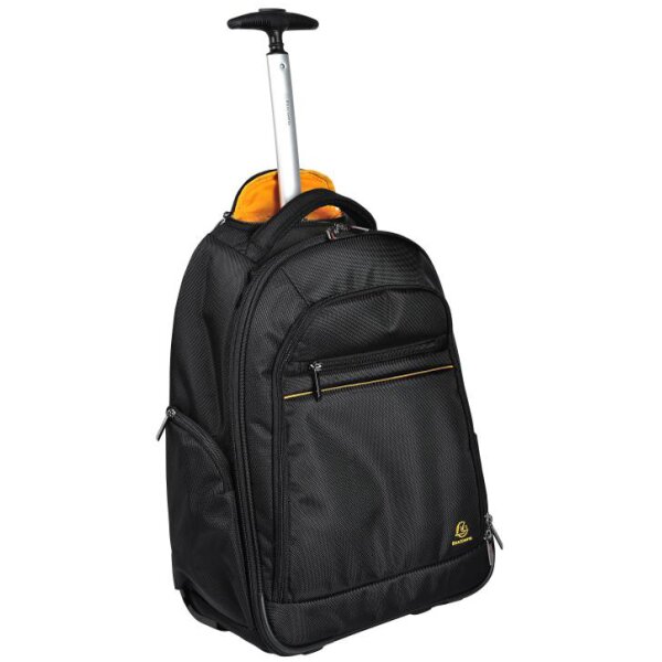 EXACOMPTA Sac à dos trolley EXABUSINESS, polyester, noir