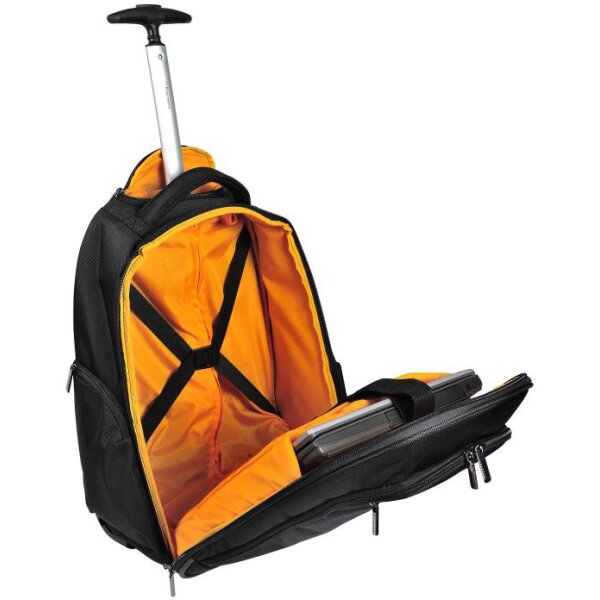 EXACOMPTA Sac à dos trolley EXABUSINESS, polyester, noir