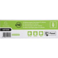EXACOMPTA Thermorolle 10 Stück 40753E 57x40mmx18m für Kasse