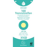 EXACOMPTA Trennstreifen Premium, 105 x 240 mm, chamois