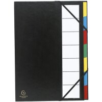 EXACOMPTA Ordnungsmappe Harmonika, PP, 12 Fächer,...