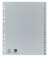 EXACOMPTA Kunststoff-Register, A-Z, DIN A4, 26-teilig