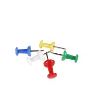 EXACOMPTA Pinnwand-Nadeln Push Pins, farbig sortiert