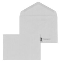MAILmedia Briefumschläge DIN lang, nassklebend, grau