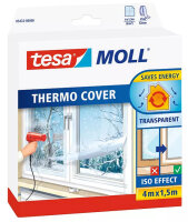 tesa MOLL Thermo Cover Fensterisolierfolie, 4,0 m x 1,5 m