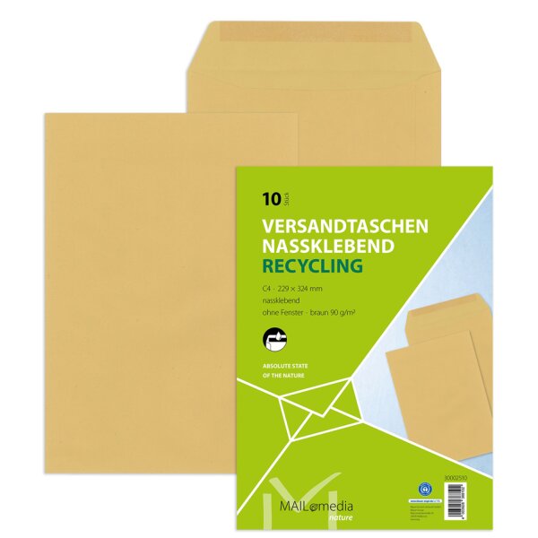 MAILmedia pochettes dexp&eacute;dition, B5, kraft marron