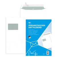 MAILmedia Versandtasche Offset weiss, C4, mit Fenster