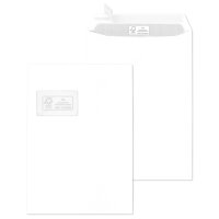MAILmedia Versandtasche, DIN C4, mit Fenster, weiss