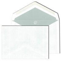 MAILmedia Briefumschlag, Seidenfutter, C5, weiss