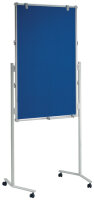 MAUL Moderationstafel MAULpro, 750 x 1.200 mm, blau weiss