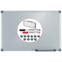 MAUL Tableau mural Blanc 2000 MAULpro, kit complet argent