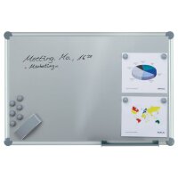 MAUL Tableau mural Blanc 2000 MAULpro, kit complet argent