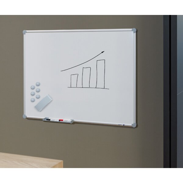MAUL Weisswandtafel 2000 MAULpro, (B)1.500 x (H)1.000mm, grau