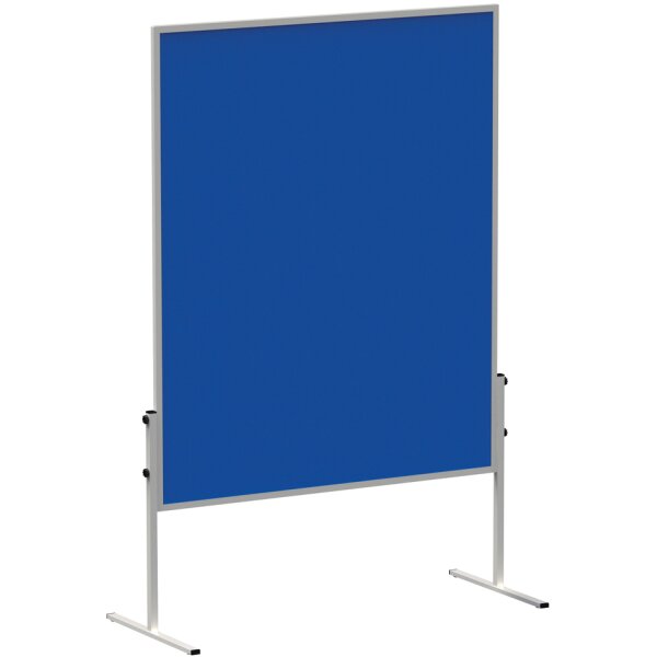 MAUL Moderationstafel solid, 1.500 x 1.200 mm, Filz blau