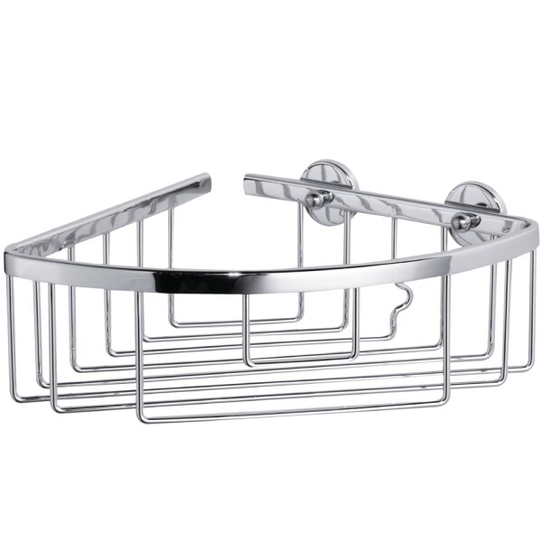 tesa Duschkorb ALUXX S, viereckig, Aluminium verchromt