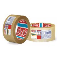 tesapack Verpackungsklebeband 4124, aus PVC, 75 mm x 66 m
