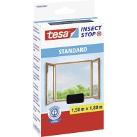 tesa Fliegengitter STANDARD für Fenster, 1,00 m x...