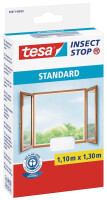 tesa Fliegengitter STANDARD für Fenster, 1,10 m x 1,30 m